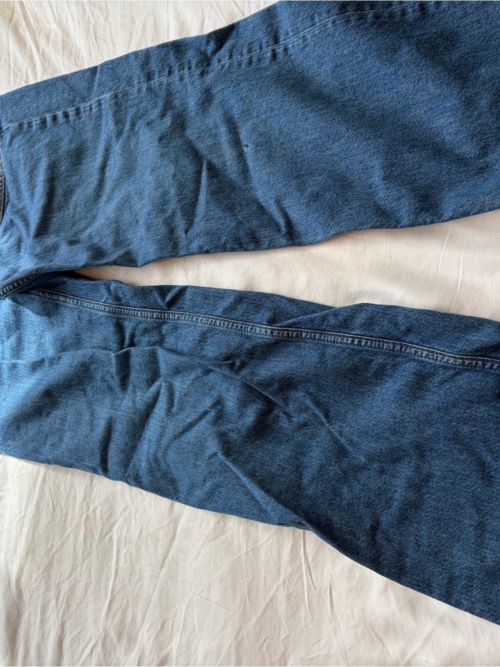 We The Free Wide-Leg High-Rise Jeans in Dark Blue Wash - Picture 4 of 4